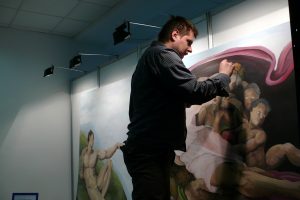 Malowanie obrazów olejnych, malowanie na płótnie znanych dzieł