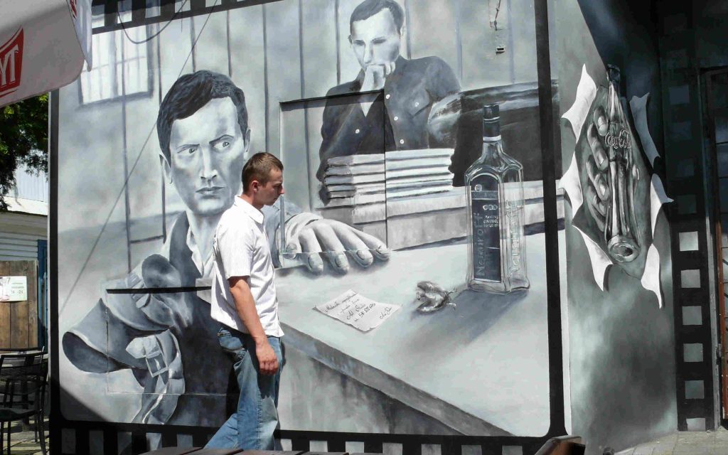 Mural w barze, ciekawy pomysł na wystrój i aranżacje baru