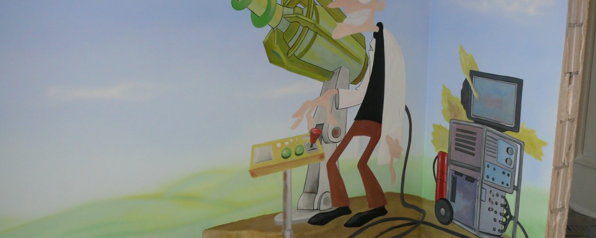 Malowanie w pokoju dziewczynki, graffiti 3D