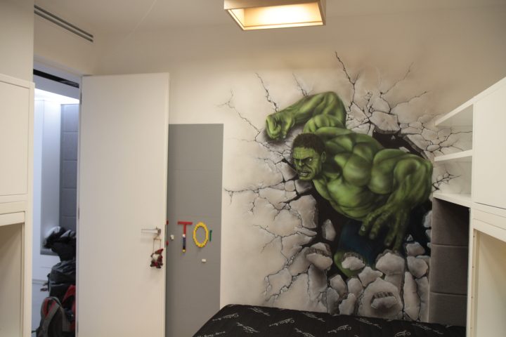 Hulk ,mural