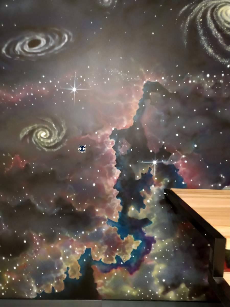 Malowanie kosmosu na ścianie, kosmiczny mural 3D, jak namalować kosmos?, kosmiczny mural 3D, jak namalować kosmos?