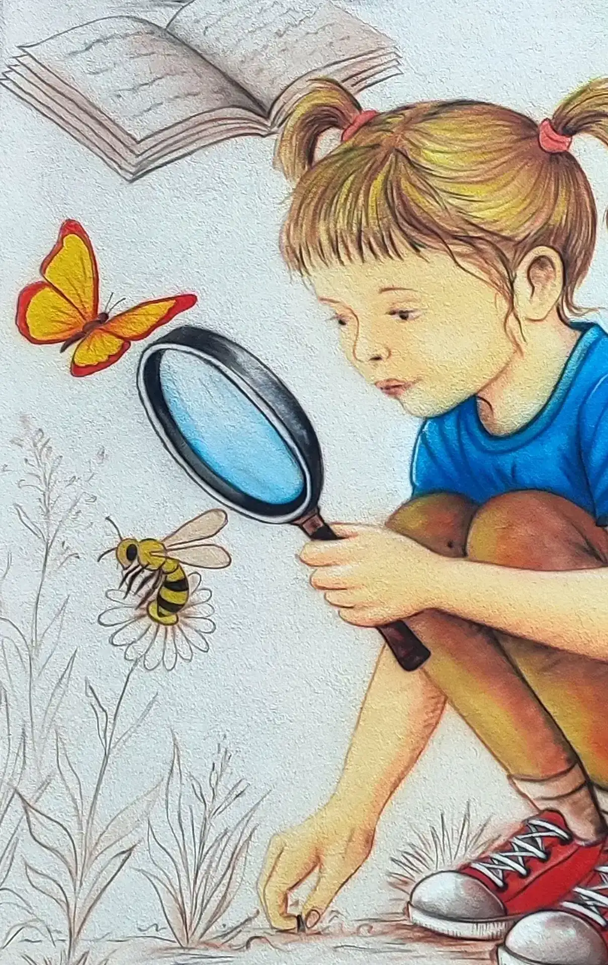 Mural zewnętrzny o tematyce edukacyjnej, malowanie przedszkola,